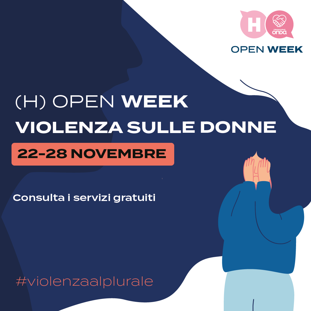 locandina (H)Open Week contro la violenza sulle donne
