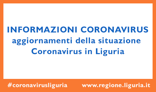 Regione Liguria informazioni coronavirus